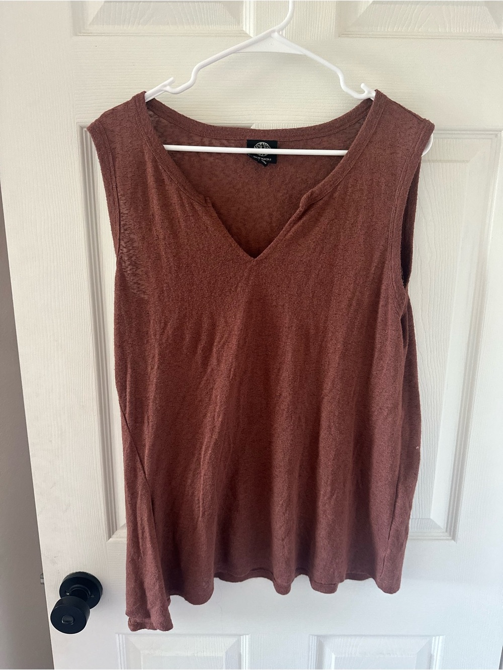 Bobeau Women’s X-Large Tank Top with Side Slit Lightweight Shirt